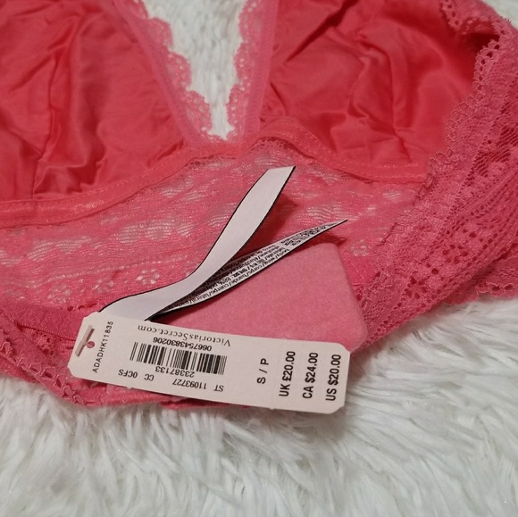 VICTORIA'S SECRET Long Line Pink Halter Bra - Picture 5 of 6